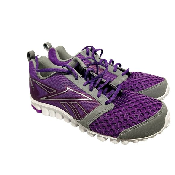 Reebok/Smooth Flex/Cush Run Shoes - Reebok Running Sneaker Size 8.5 Purple